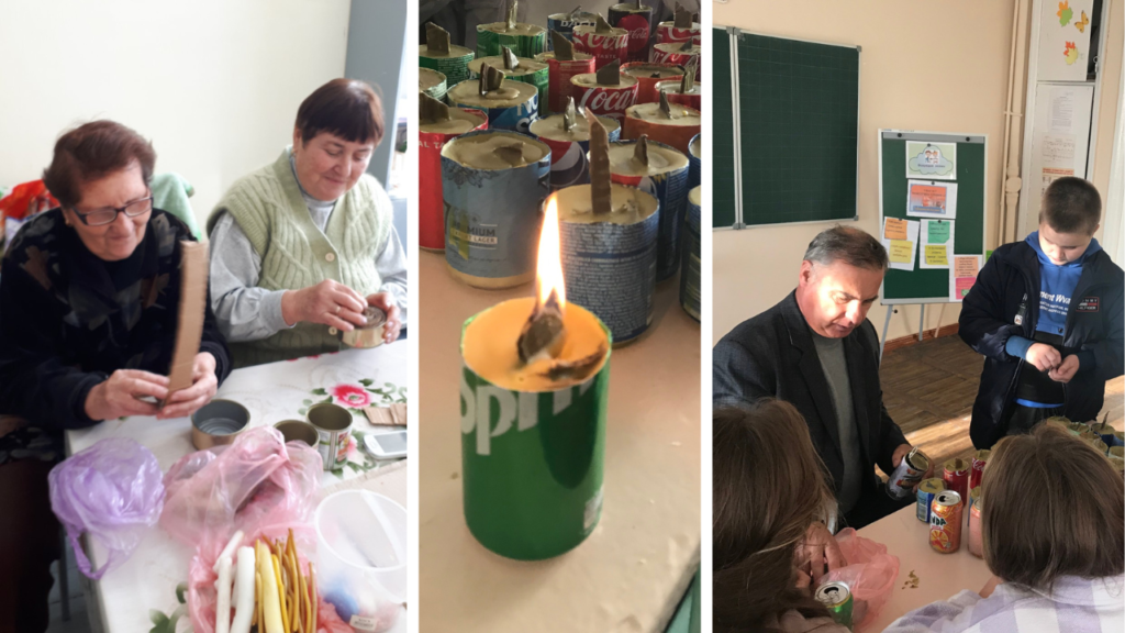 ЗВИЧАЙНІ БЛЯШАНКИ В БОЛГРАДСЬКОМУ РАЙОНІ ПЕРЕТВОРЮЮТЬ НА ДЖЕРЕЛО СВІТЛА І ТЕПЛА ДЛЯ НАШИХ ЗАХИСНИКІВ