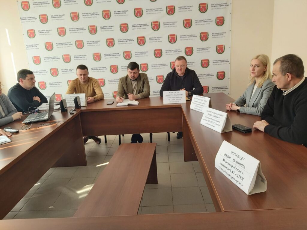 Керівники ДТЕК «Одеські електромережі» в Болградському районі розповіли про ситуацію з електропостачанням