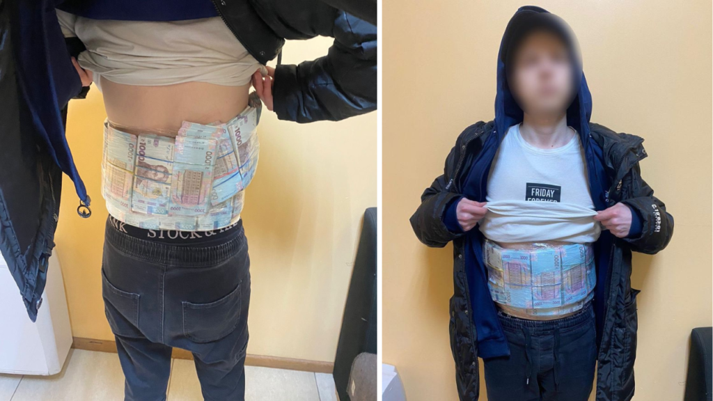 У поромному пункті пропуску «Орлівка» виявили пасажира, який «утеплився» 2,2 мільйонами гривень