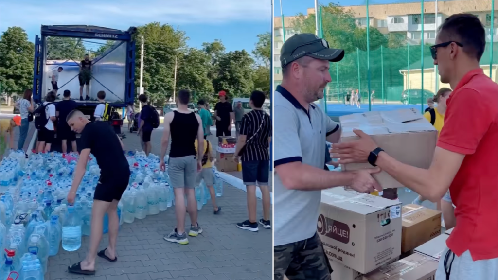 Як Ізмаїльська міськрада та городяни допомагають постраждалим від затоплення на Херсонщині