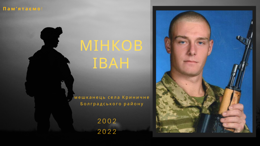 Памʼяті тих, кого вбила Росія: Мінков Іван