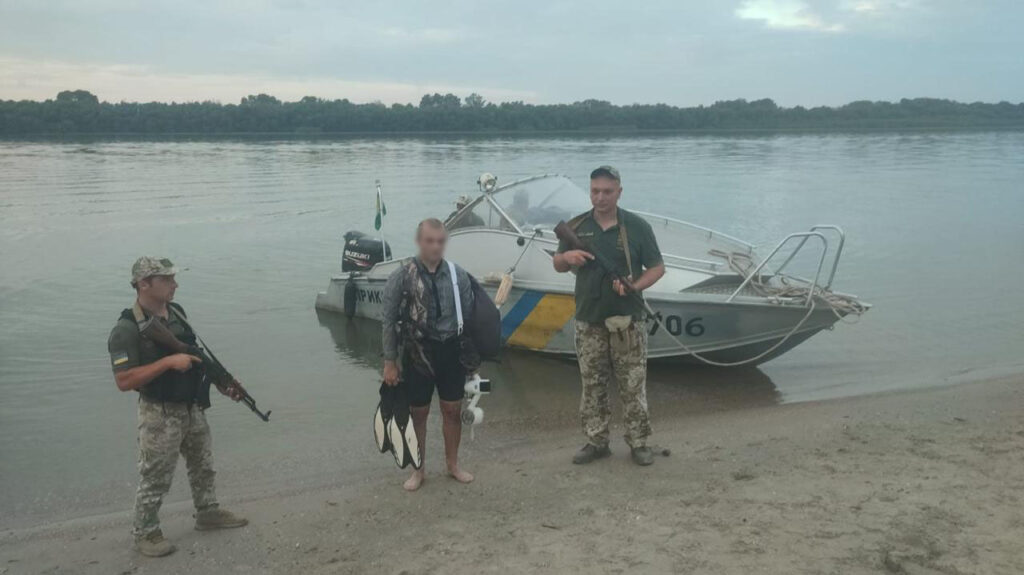 Мешканця Ізмаїла упіймали на спробі переплисти Дунай на водному скутері