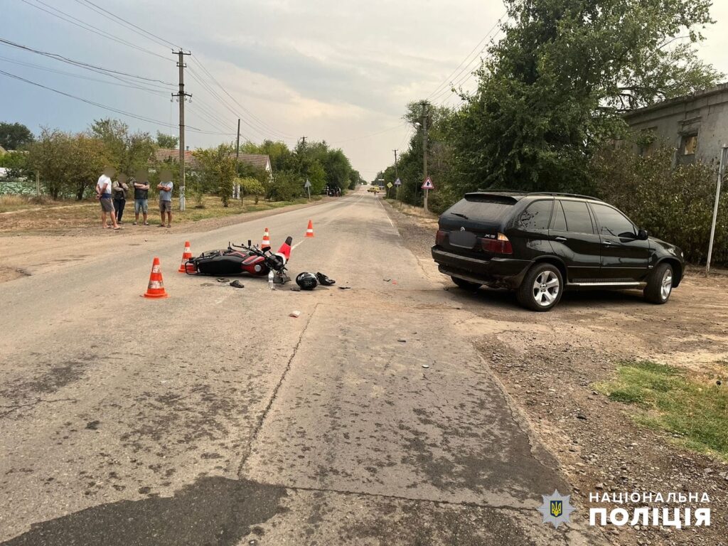 У Білгород-Дністровському районі сталося дві автопригоди за участю мотоциклів: є постраждалі