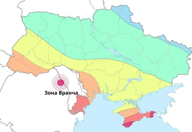 У Румунії неподалік кордону з Одещиною стався землетрус