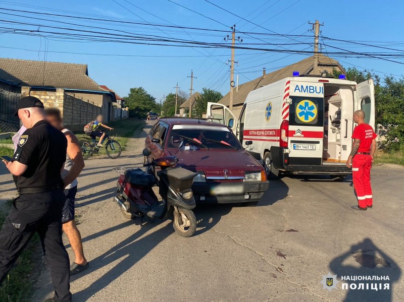 Водій, який у Саратській громаді не пропустив жінку на мопеді та збив її, постане перед судом