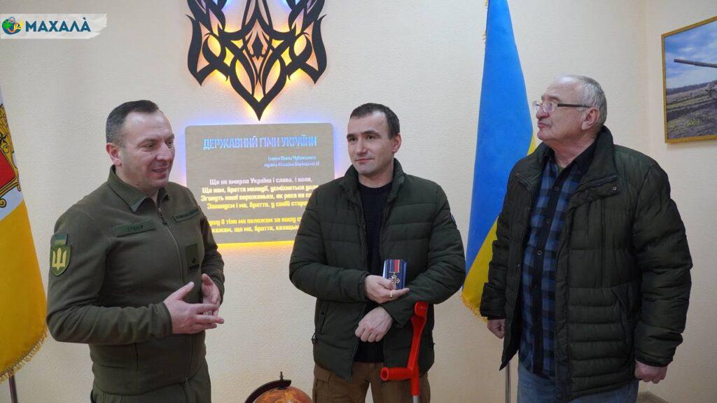 Військового з міста Болград Олександра Буліча нагородили хрестом “Честь і слава” (відео)