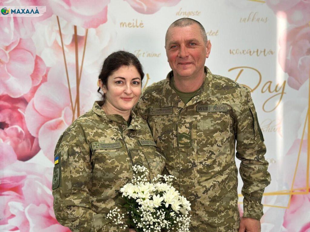 В Ізмаїлі на День закоханих одружилася пара прикордонників з десятирічним стажем (Відео)