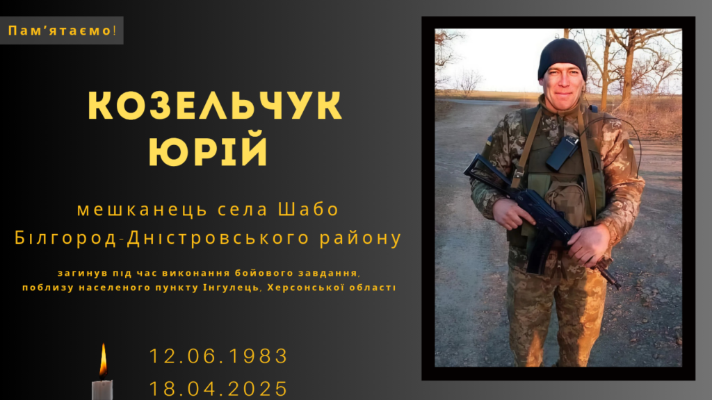 Памʼяті тих, кого вбила Росія: Козельчук Юрій