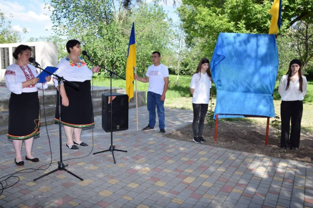 У Саратській громаді на Алеї Героїв увічнили імена ще двох загиблих захисників