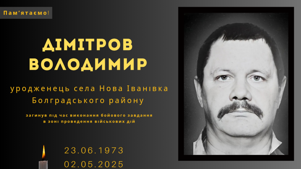 Памʼяті тих, кого вбила Росія: Дімітров Володимир