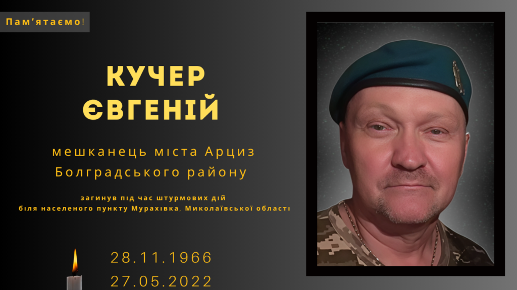 Памʼяті тих, кого вбила Росія: Кучер Євгеній
