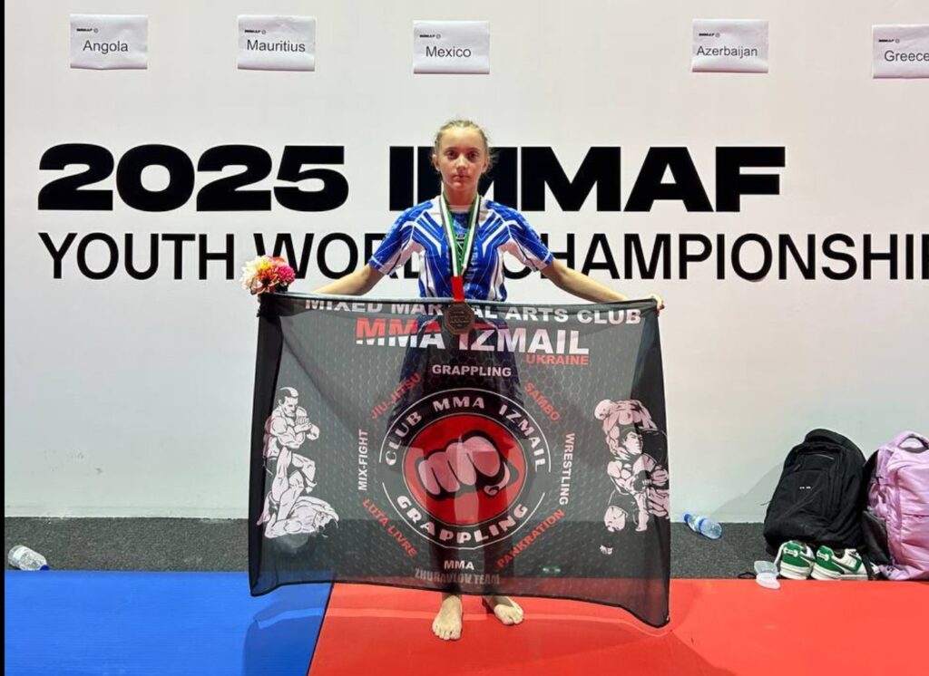 Юна спортсменка з Ізмаїлу здобула бронзову медаль чемпіонату світу в складі збірної України