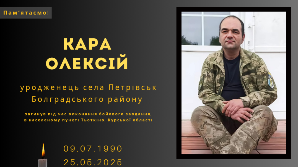 Памʼяті тих, кого вбила Росія: Кара Олексій