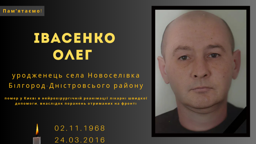 Памʼяті тих, кого вбила Росія: Івасенко Олег