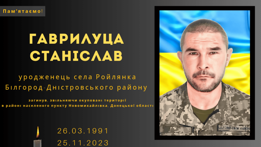 Памʼяті тих, кого вбила Росія: Гаврилуца Станіслав