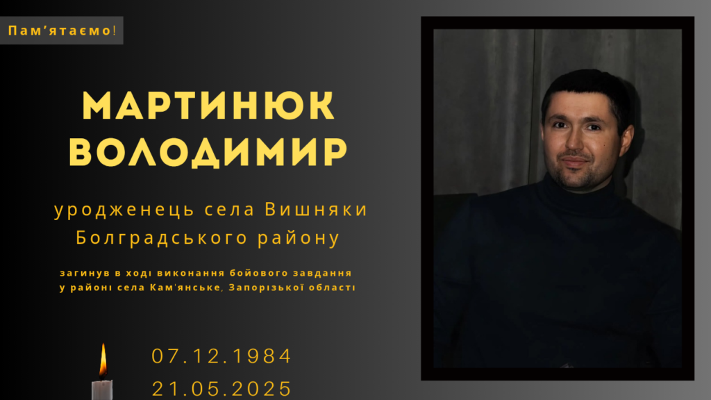 Памʼяті тих, кого вбила Росія: Мартинюк Володимир