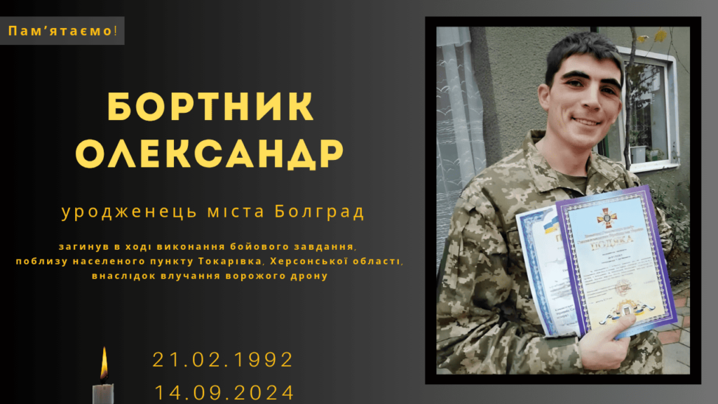 Памʼяті тих, кого вбила Росія: Бортник Олександр