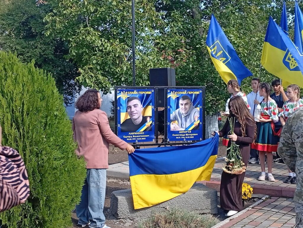В одному з сіл Тарутинської громади відкрили Алею слави в пам’ять про полеглих воїнів-земляків 