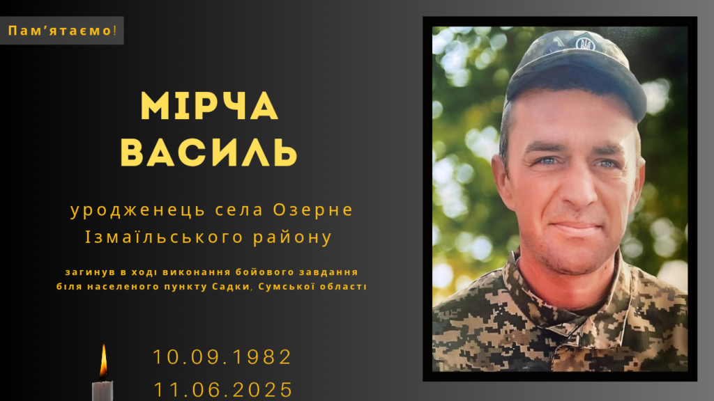 Памʼяті тих, кого вбила Росія: Мірча Василь