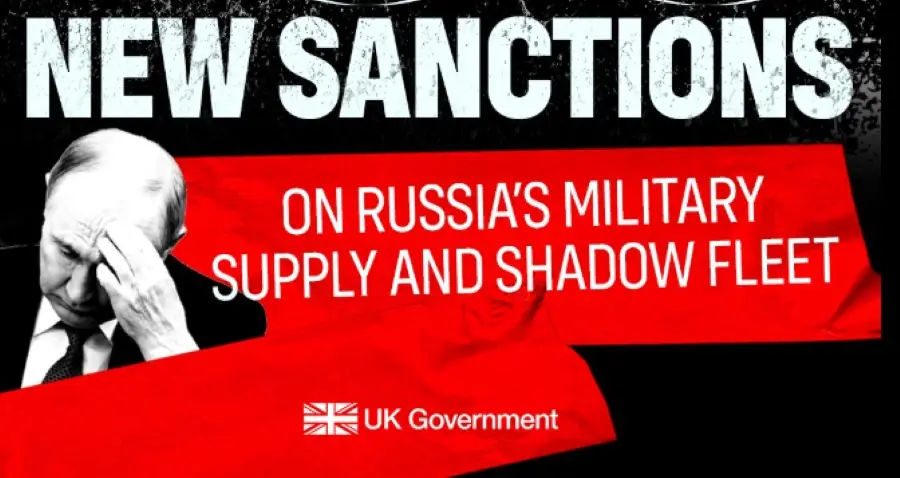 Великобританія ввела нові жорсткі санкції проти Росії: під удар потрапив тіньовий флот та військова машина