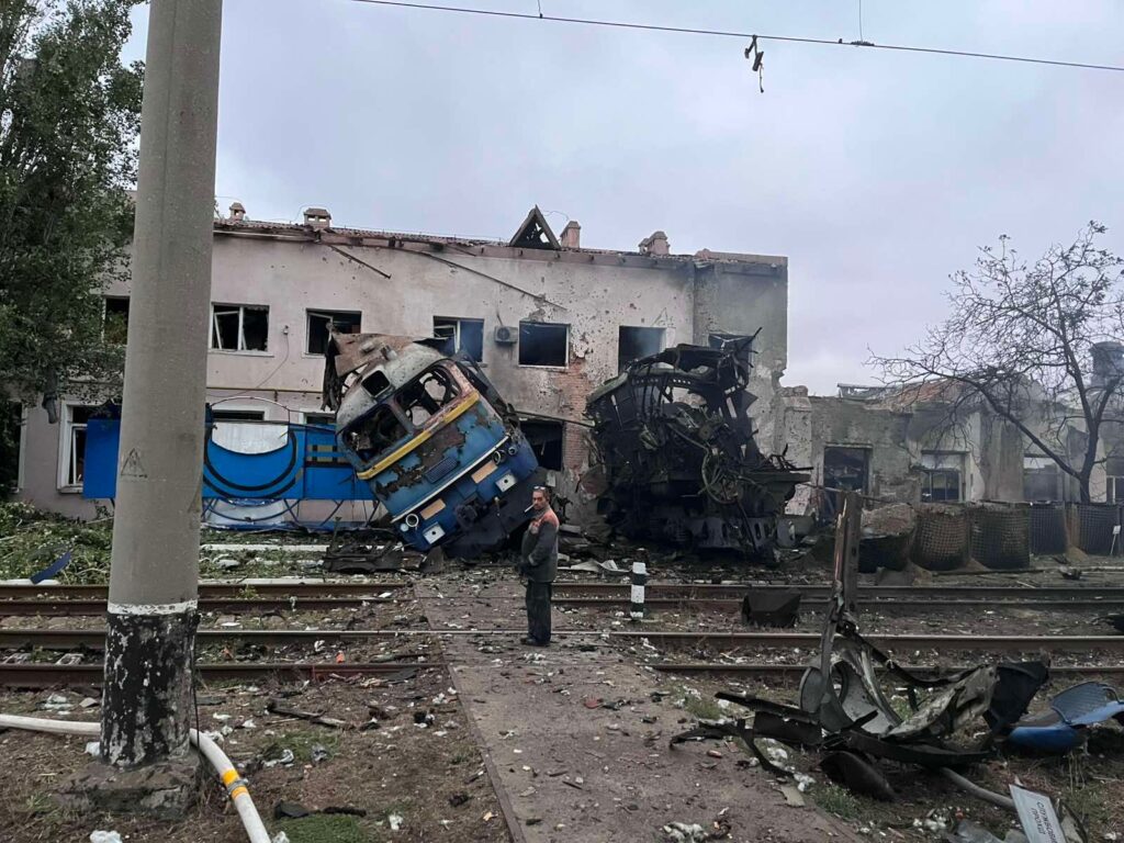 Нічна атака на Одесу: під прицілом опинилося депо Укрзалізниці