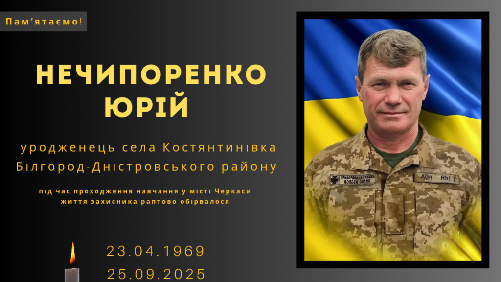Памʼяті тих, кого вбила Росія: Нечипоренко Юрій