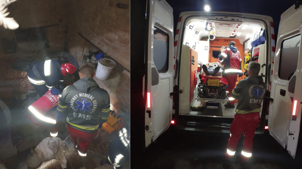 Ізмаїльські рятувальники допомогли жінці, яка впала у триметровий підвал
