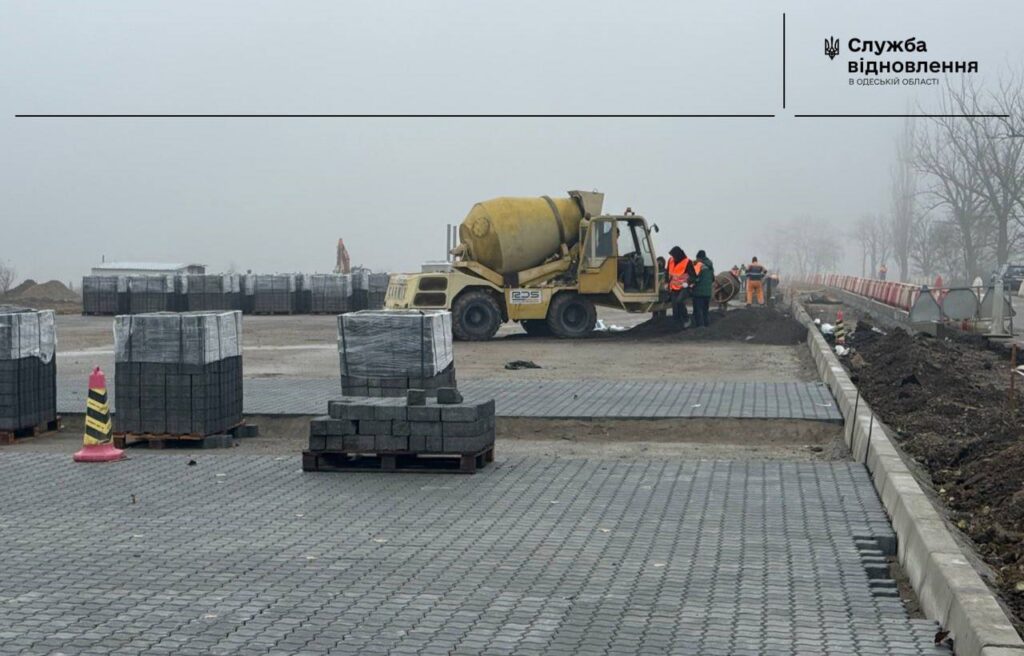 Облаштування майданчика для вантажівок на трасі Одеса — Рені: що вже зроблено
