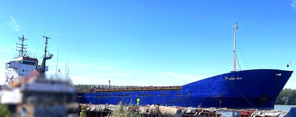 АРМА виставила на аукціон арештоване російське судно, що стоїть у порту Рені 