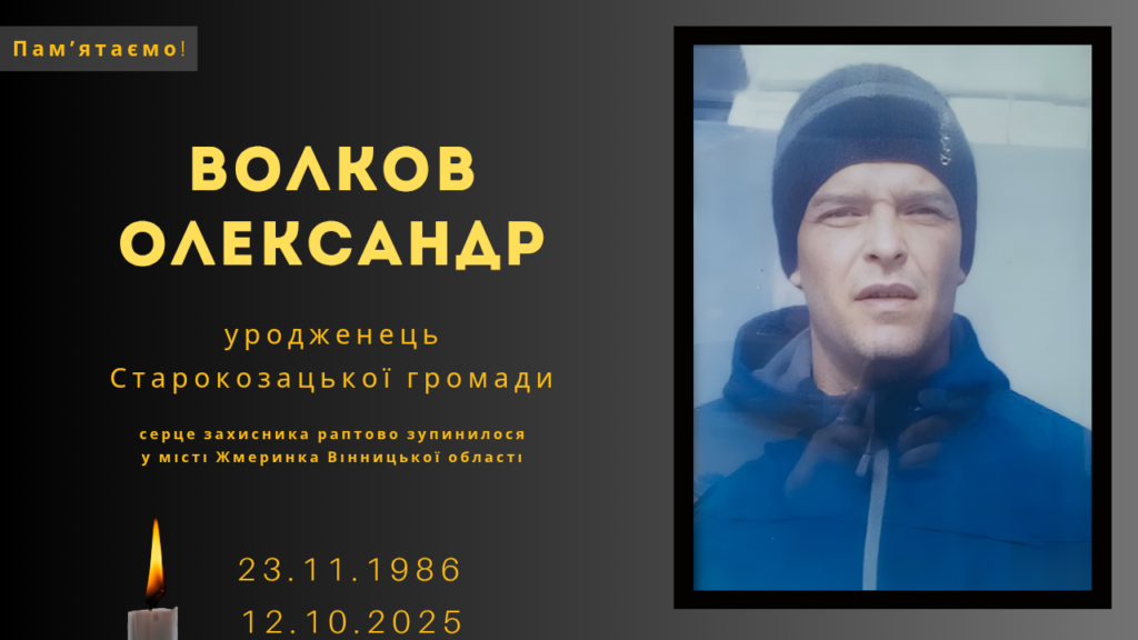 Памʼяті тих, кого вбила Росія: Волков Олександр