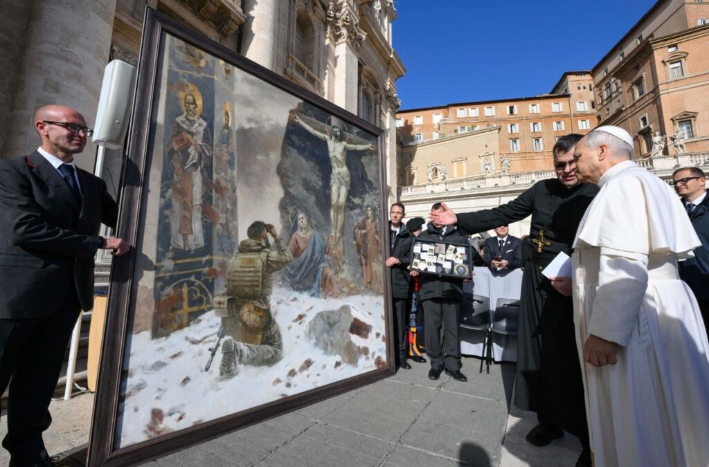 Картина митця з Білгорода-Дністровського передана Папі Римському