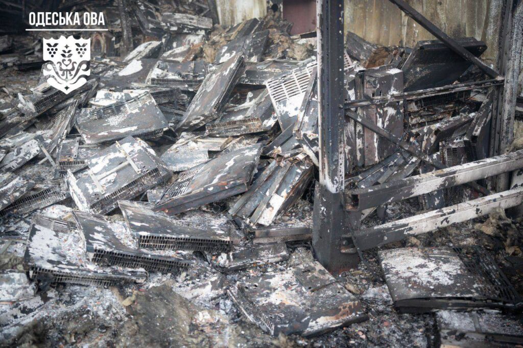 Росія знищила склад з бойлерами і обігрівачами на Одещині