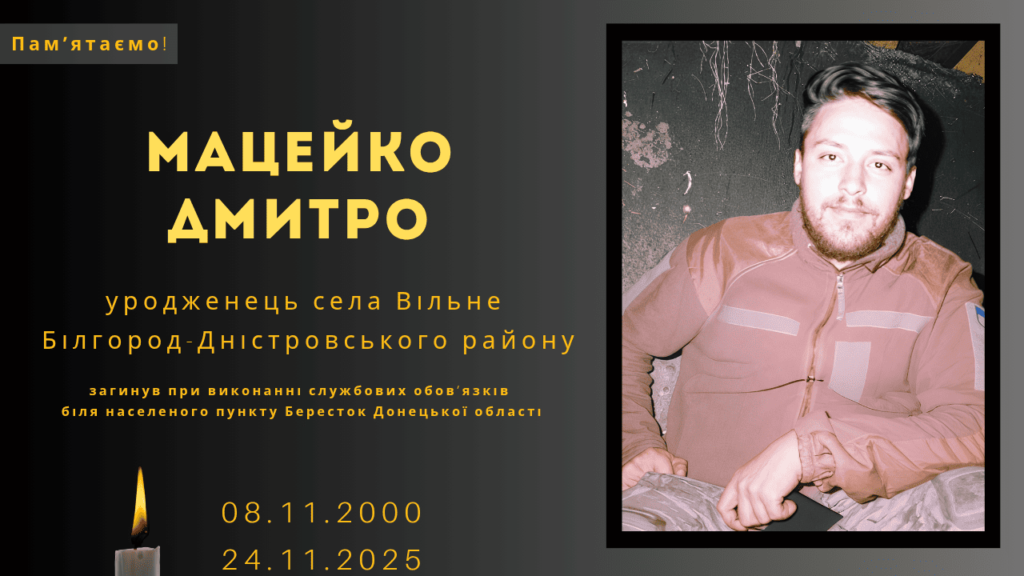Памʼяті тих, кого вбила Росія: Мацейко Дмитро