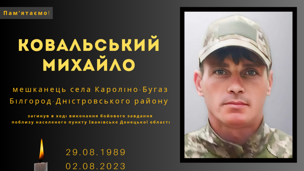 Памʼяті тих, кого вбила Росія: Ковальський Михайло