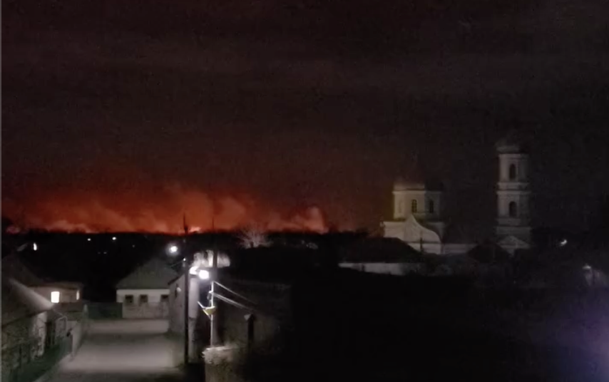 Площа спричиненої російською атакою пожежі в дельті Дунаю збільшилась