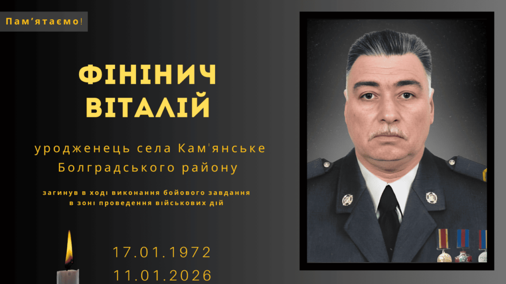 Памʼяті тих, кого вбила Росія: Фінінич Віталій