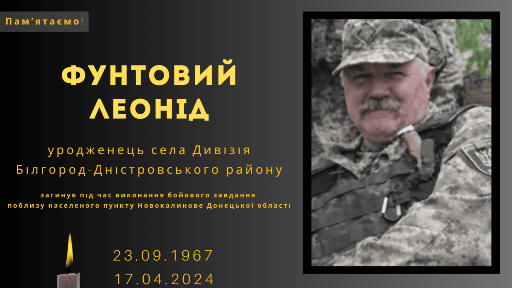 Памʼяті тих, кого вбила Росія: Фунтовий Леонід