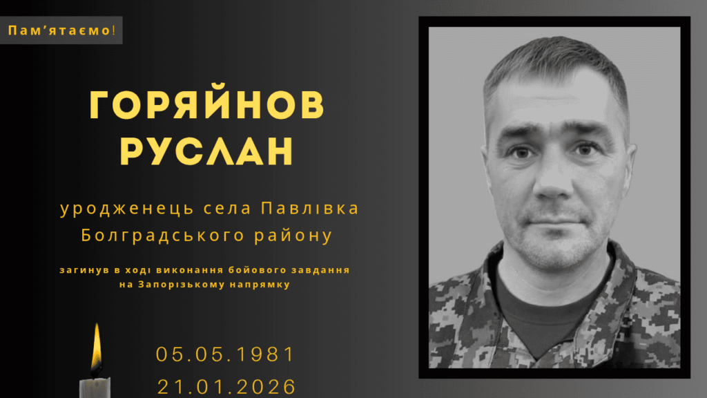 Памʼяті тих, кого вбила Росія: Горяйнов Руслан