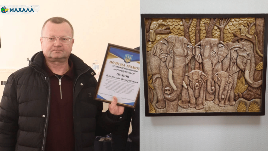 Керівник Арцизької дільниці ДТЕК Владислав Іванов понад 13 років займається різьбленням по дереву