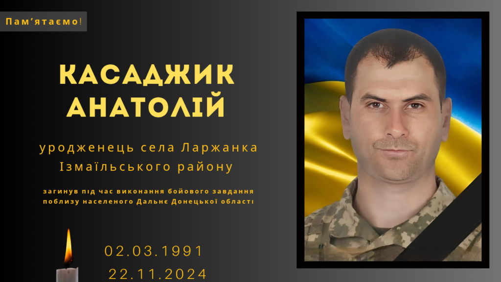 Памʼяті тих, кого вбила Росія: Касаджик Анатолій
