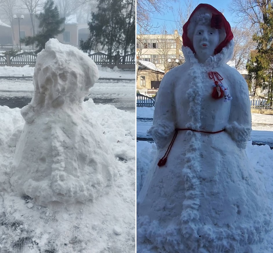 Снігова баба Марта в місті Болград не зустріне весну