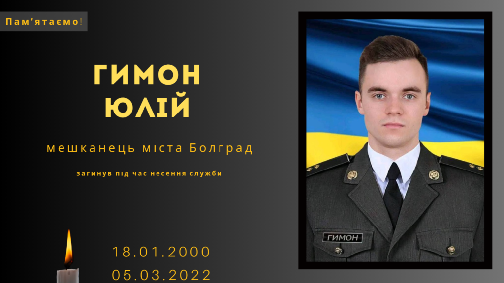 Памʼяті тих, кого вбила Росія: Гимон Юлій