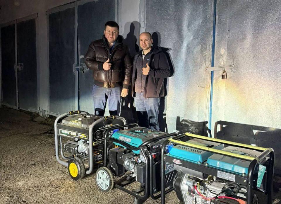 Арцизька громада отримала генератори від благодійників: де їх встановлять
