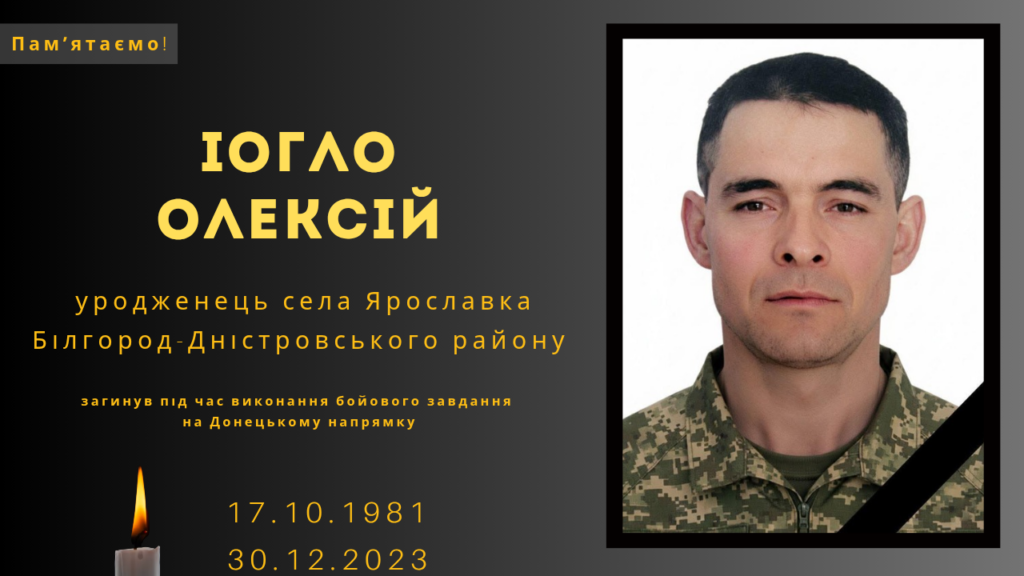 Памʼяті тих, кого вбила Росія: Іогло Олексій