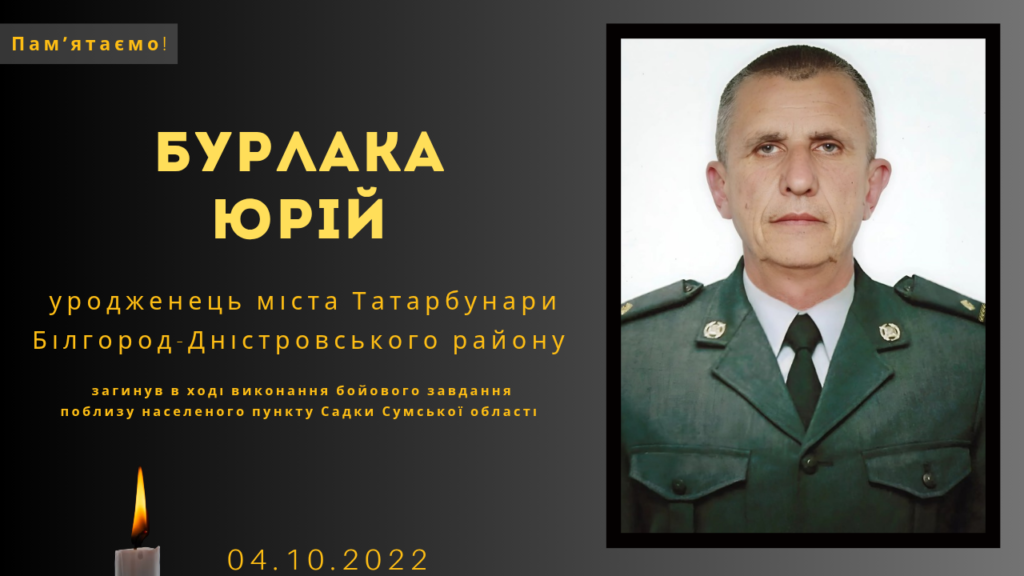 Памʼяті тих, кого вбила Росія: Бурлака Юрій
