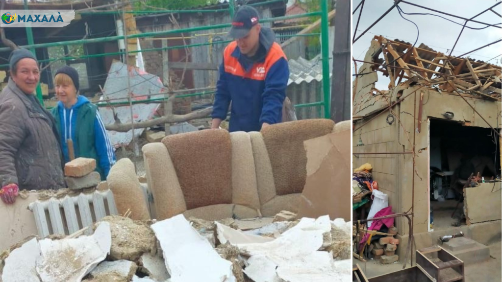Знищено все! Після прямого влучення шахеда сім’я Раду з міста Рені залишилася без житла. Їм потрібна допомога