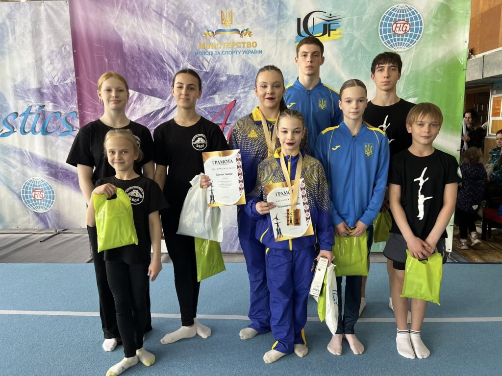 Акробати з Білгорода-Дністровського вибороли призові місця на всеукраїнських змаганнях&nbsp;