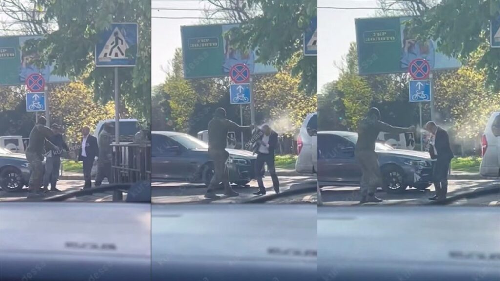 В Одесі чоловік у формі забризкав газовим балончиком бізнесмена Валерія Твердовського: поліція відкрила криминальне провадження
