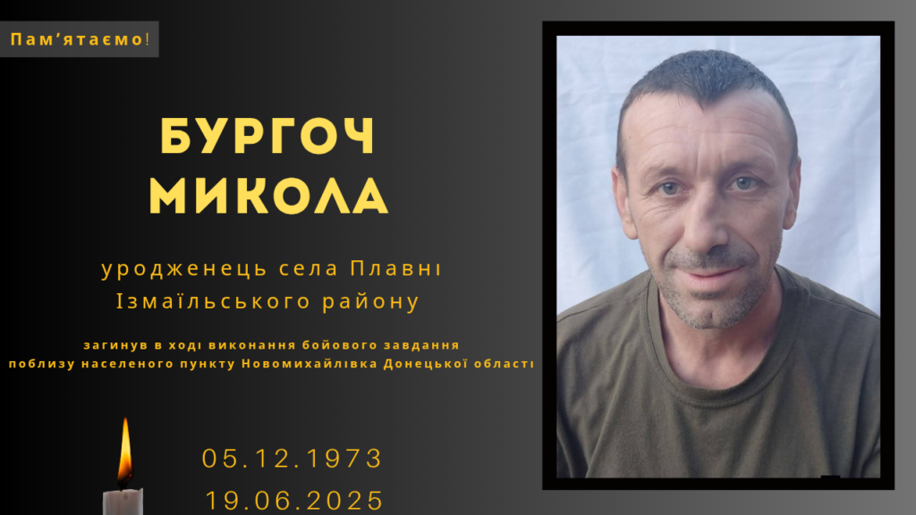 Памʼяті тих, кого вбила Росія: Бургоч Микола