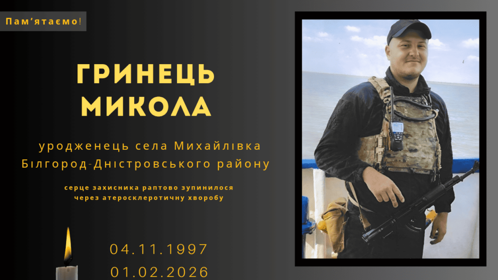 Памʼяті тих, кого вбила Росія: Гринець Микола